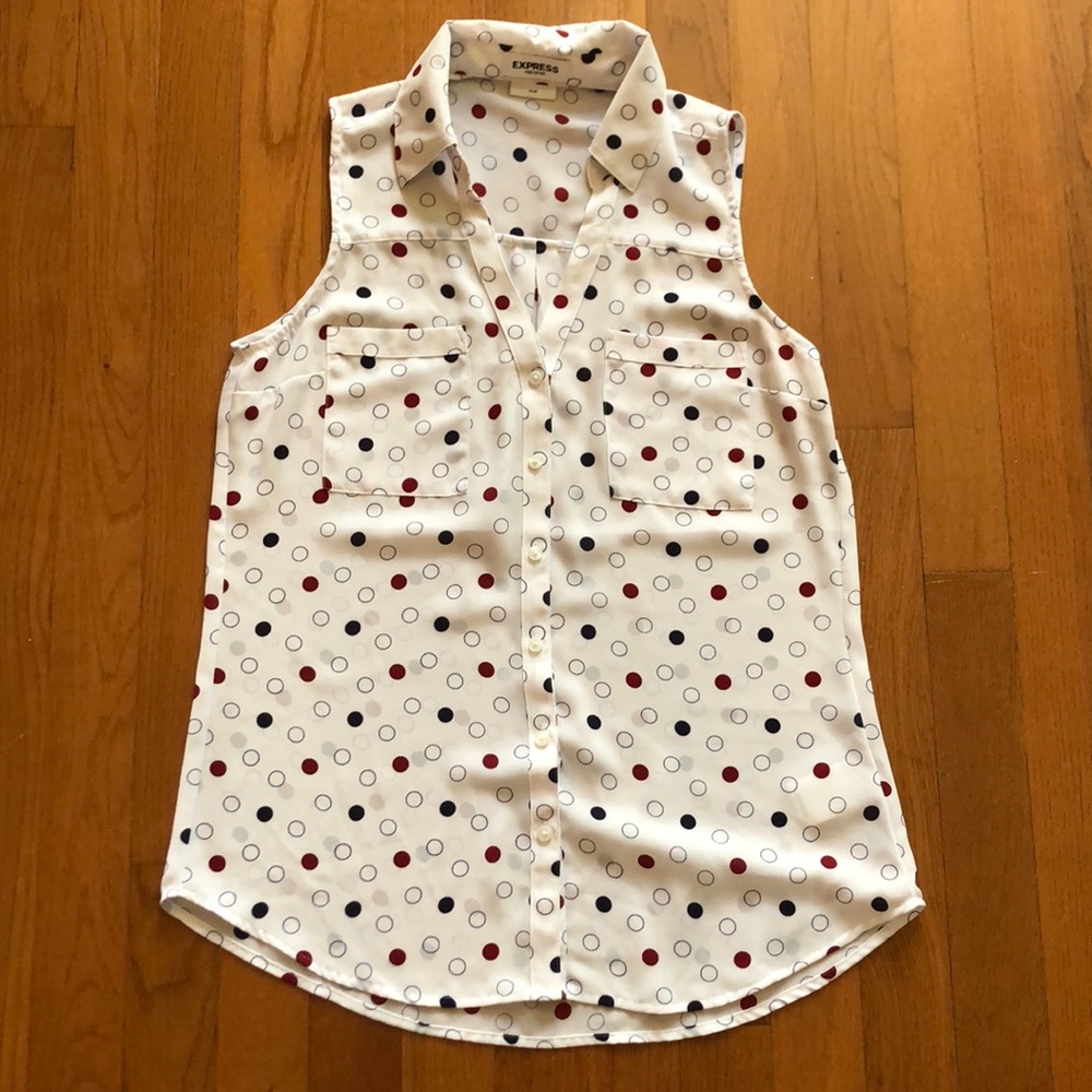Express Polka Dot Portofino Shirt